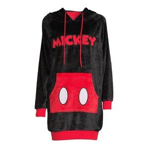 Disney Hooded Hoodie Mickey Mouse Sleep Lounger w/Socks Womens XL16/18